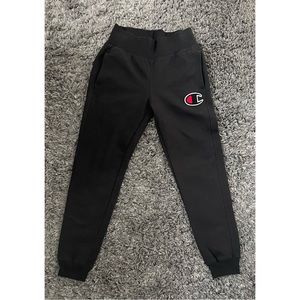 champion black joggers
